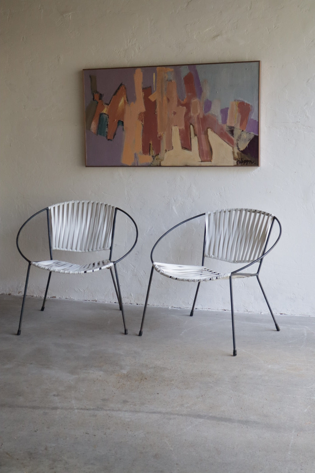 Mid Century Hoop Chairs