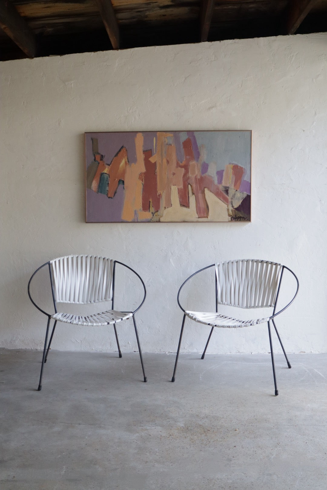 Mid Century Hoop Chairs