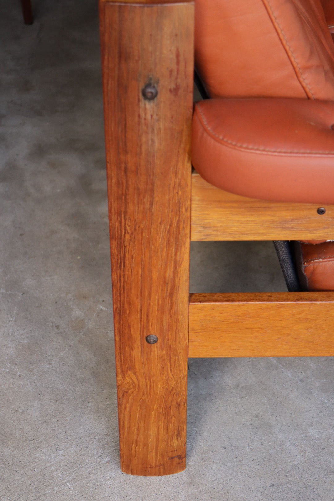 Ekornes Leather Loveseat