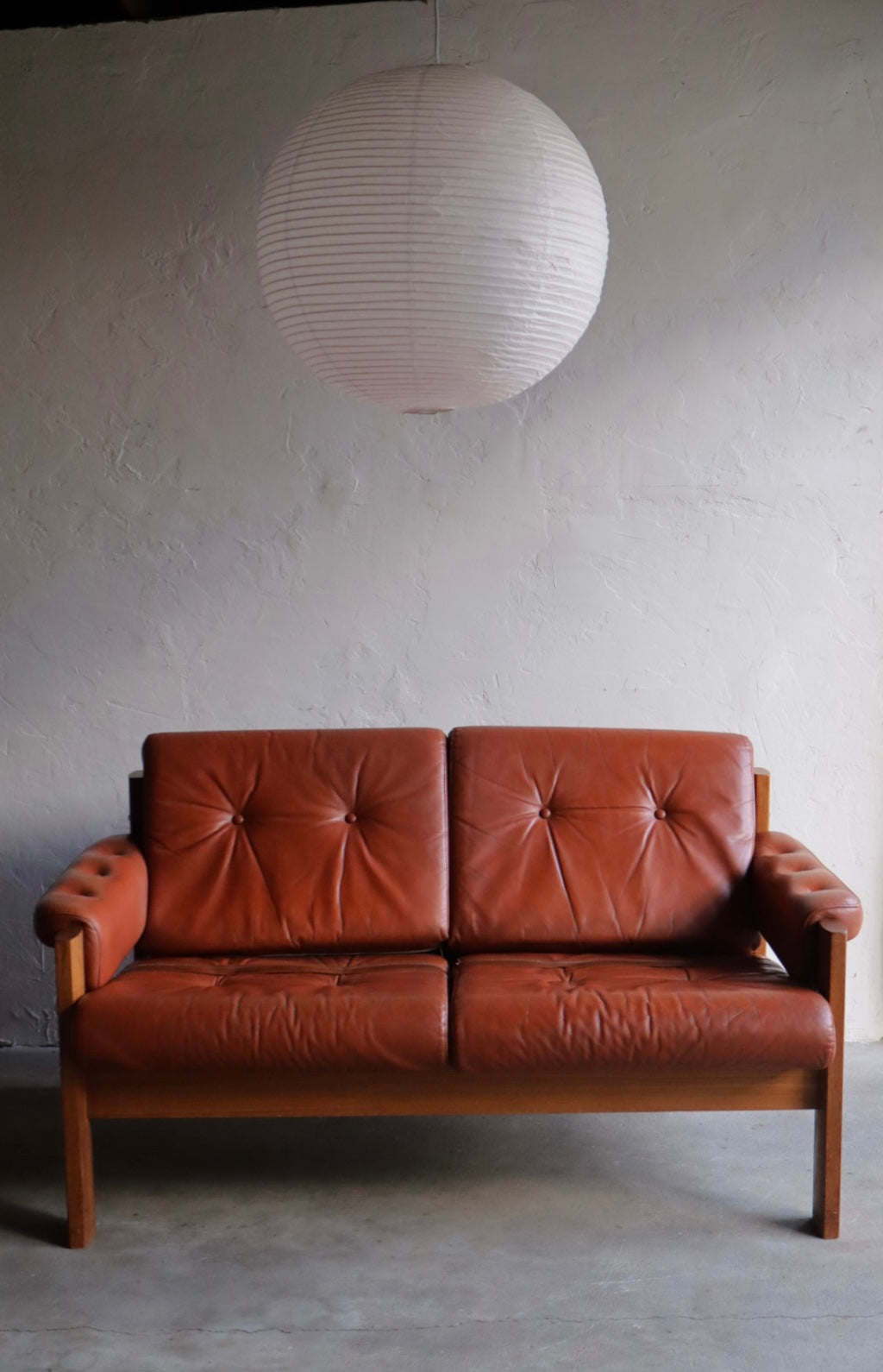 Ekornes Leather Loveseat