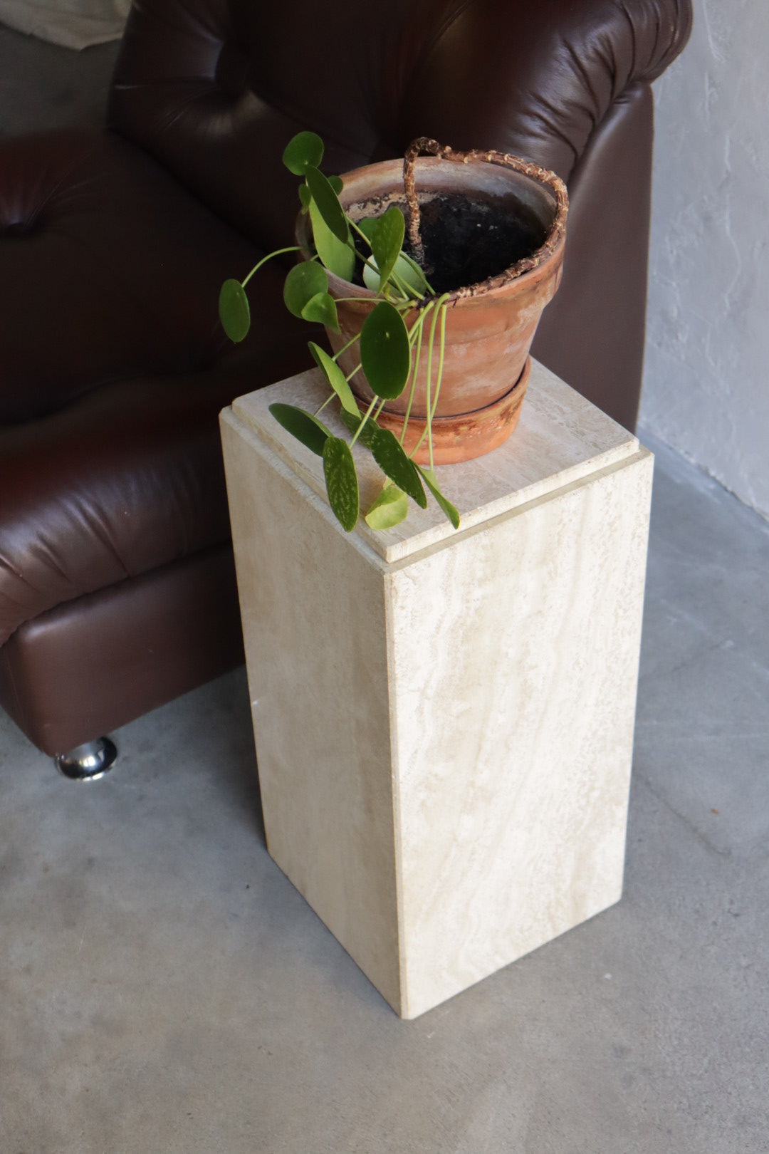 Travertine Pedestal