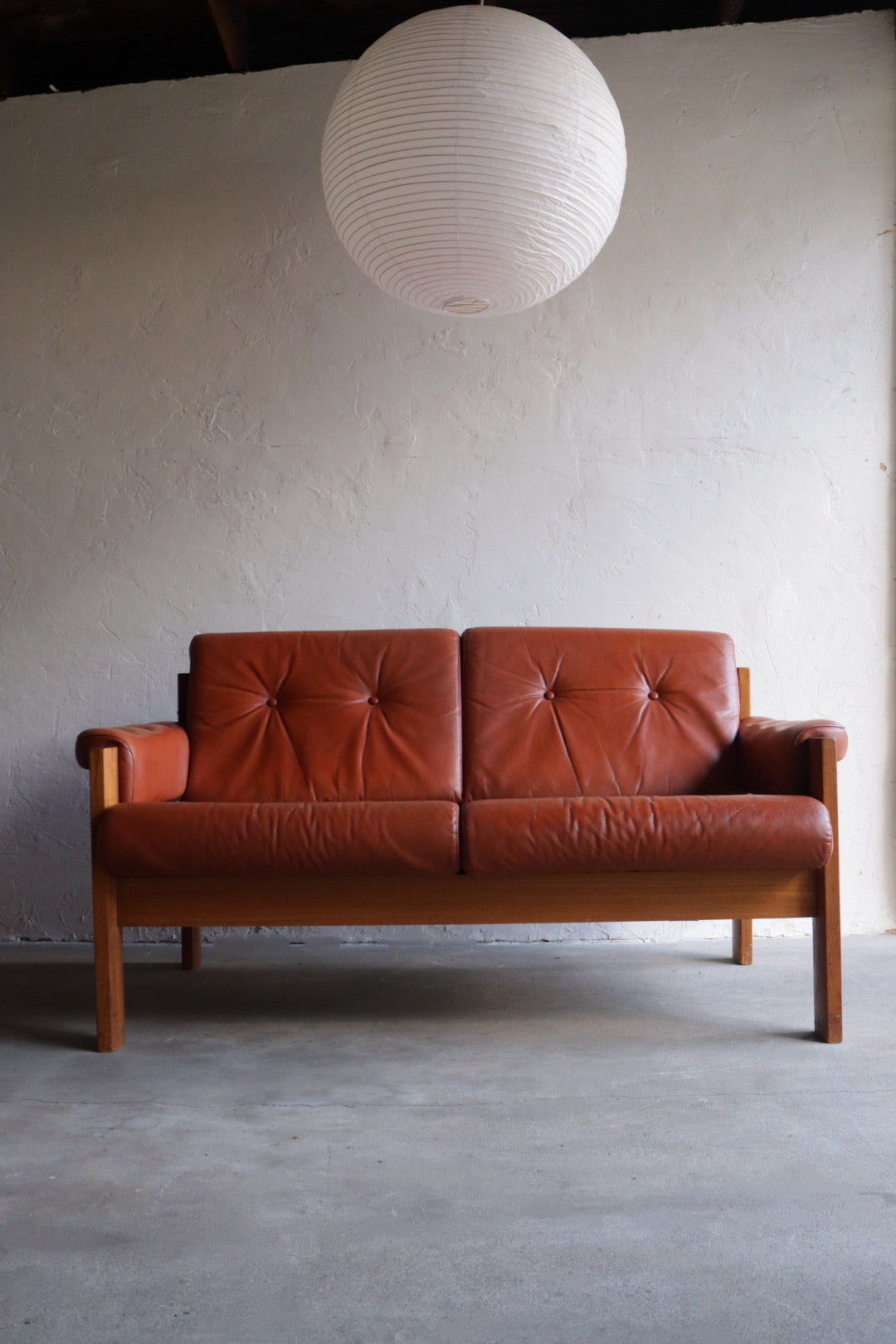 Ekornes Leather Loveseat