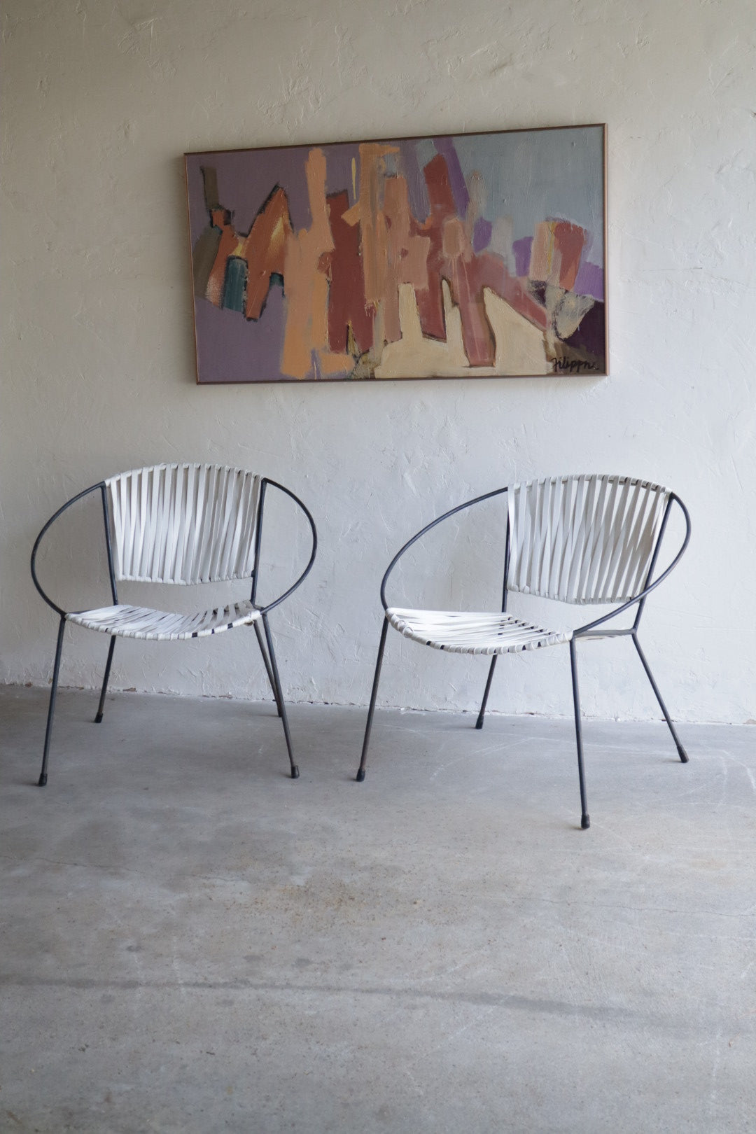Mid Century Hoop Chairs