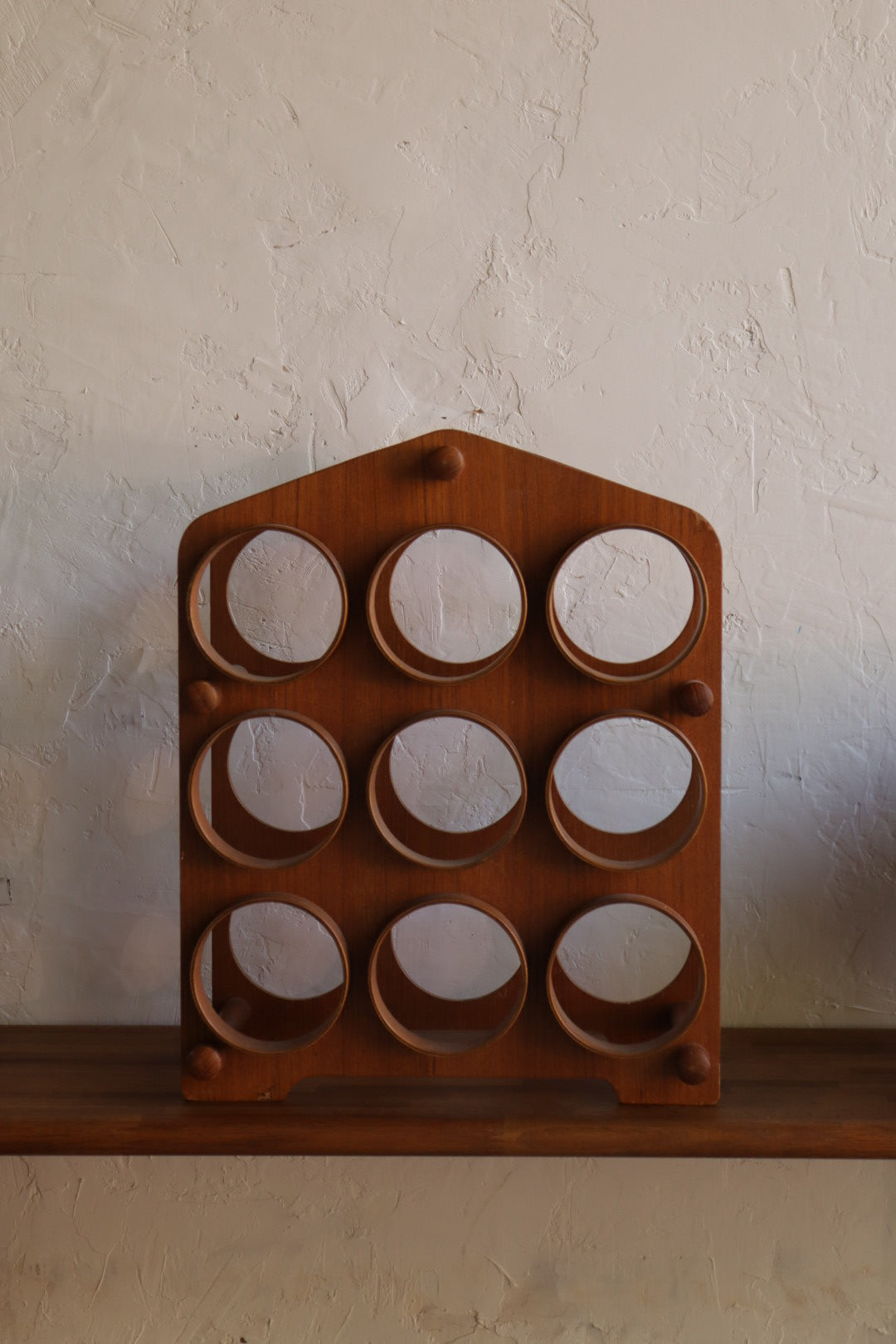 Teak Wine Rack