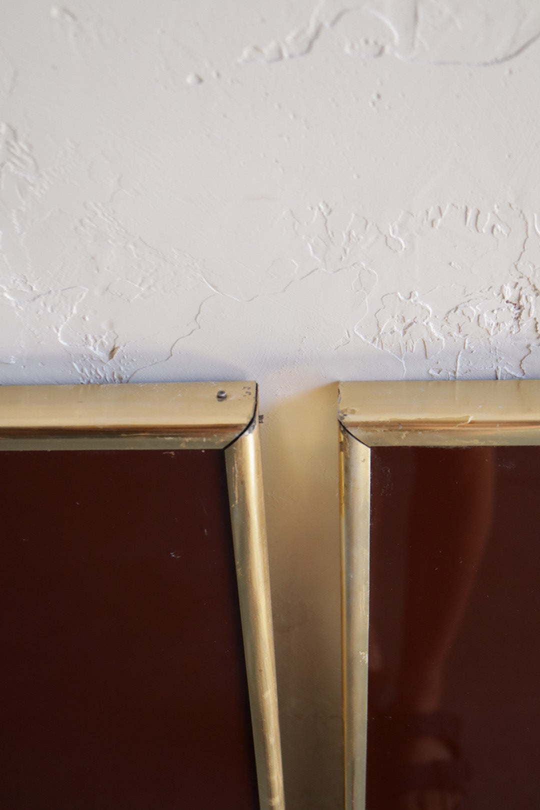 Pair of 1970s Geometric Mirrors
