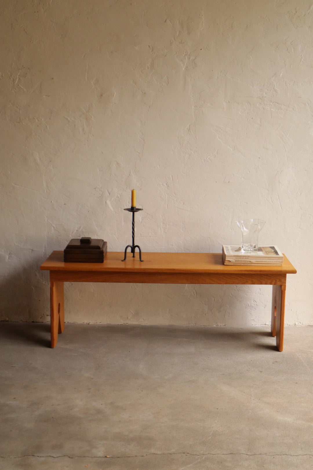 Solid Oak Bench