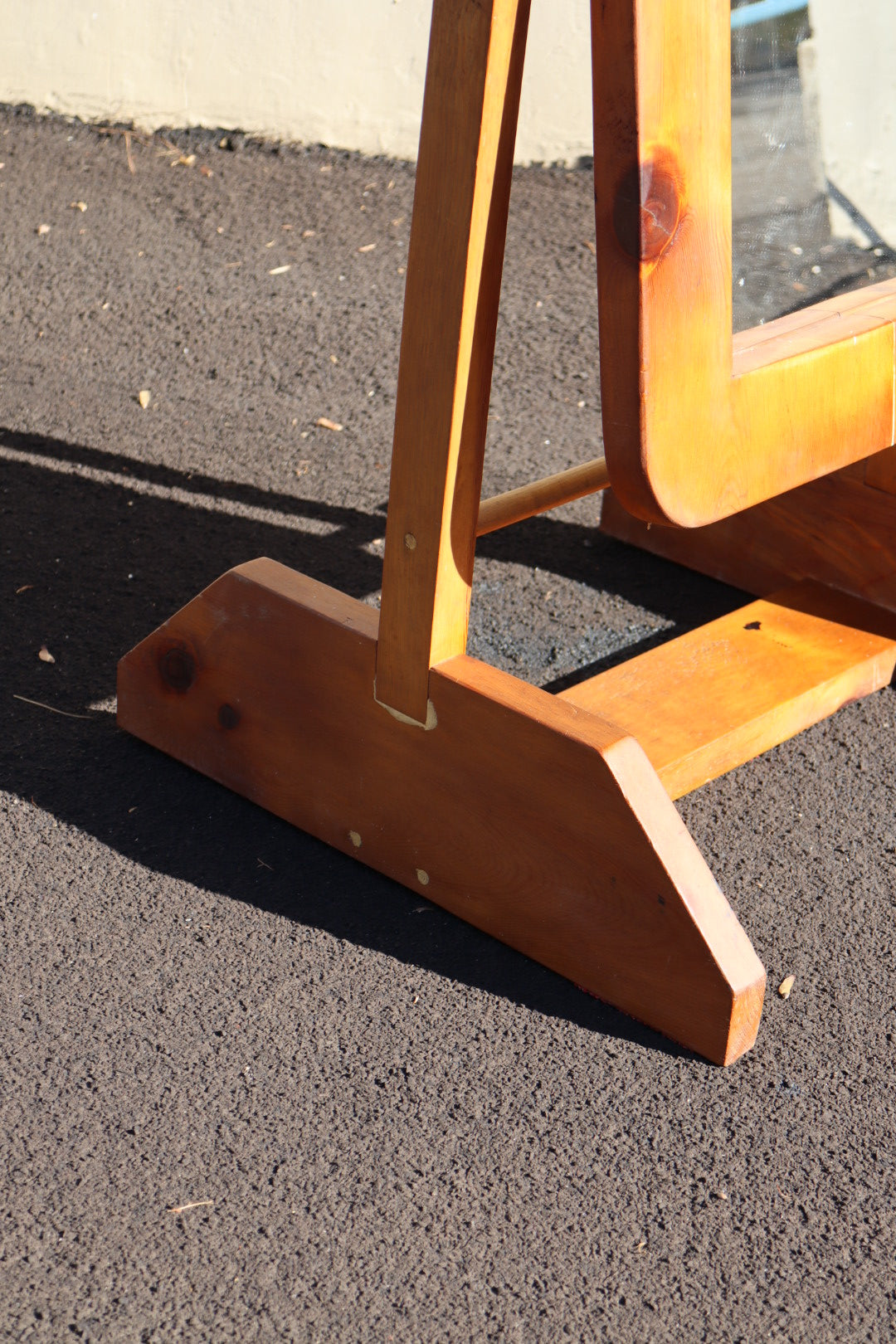 Handmade Pine Floor Mirror