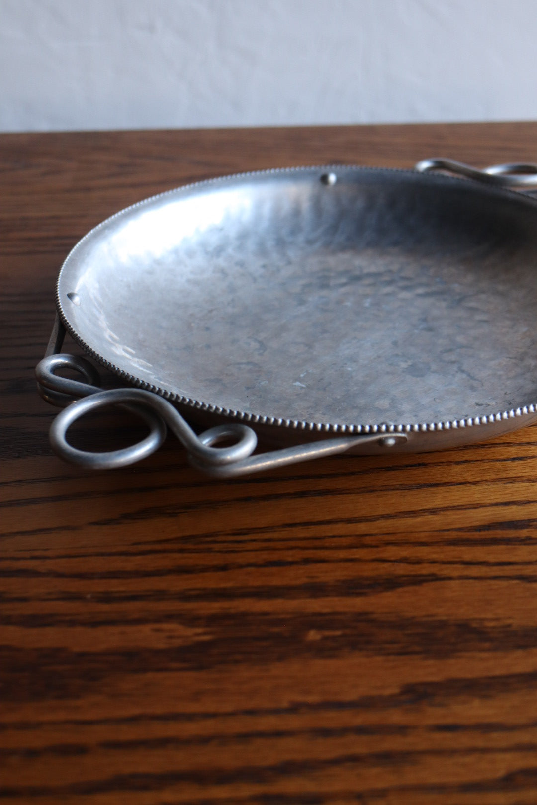 Hammered Aluminum Dish