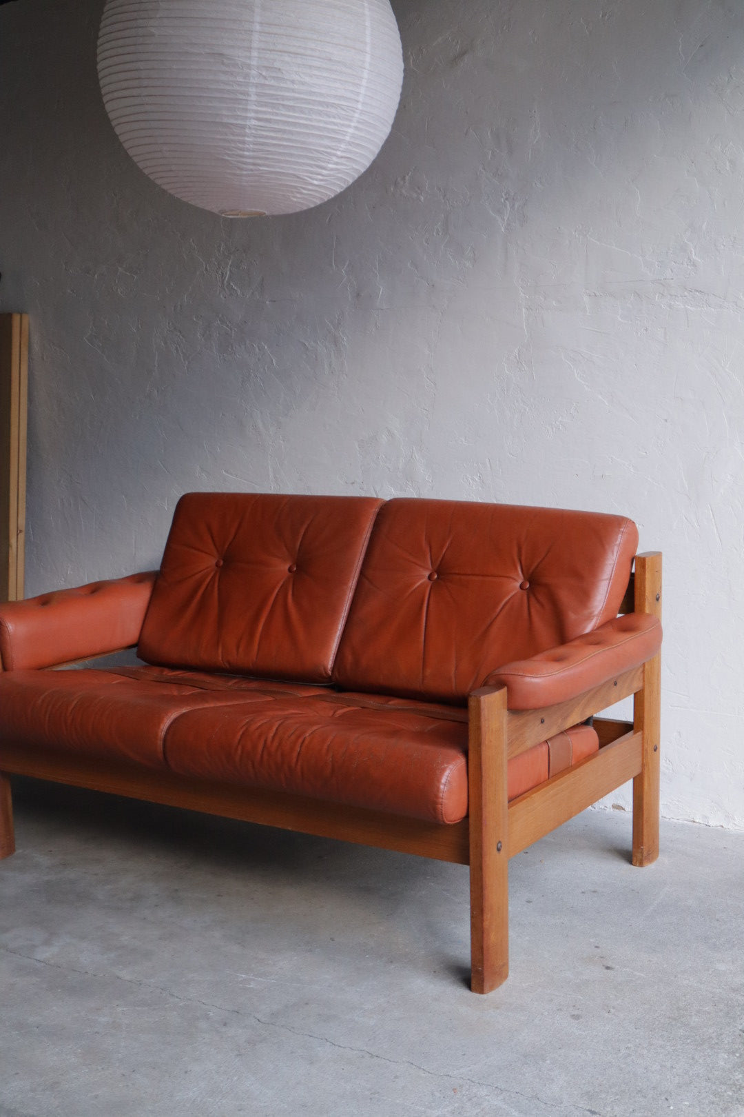 Ekornes Leather Loveseat