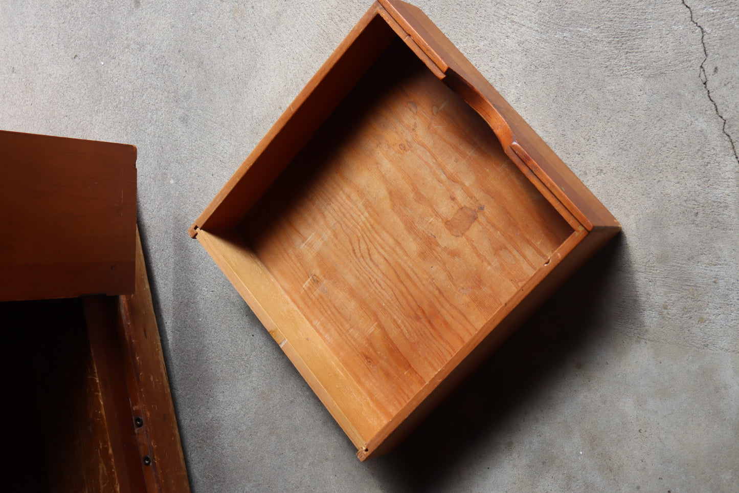 Antique Pine Hutch