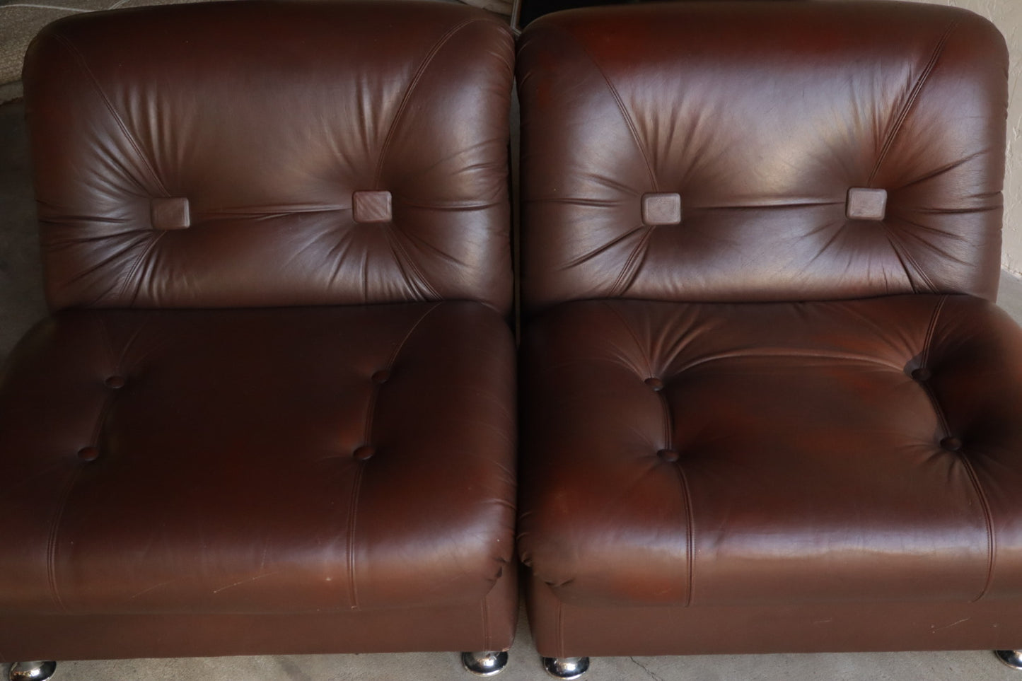 1960s Leather Chairs (pair)