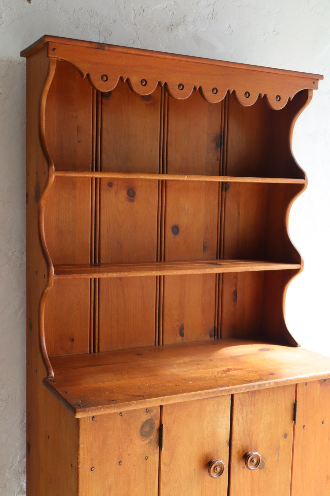 Antique Pine Hutch