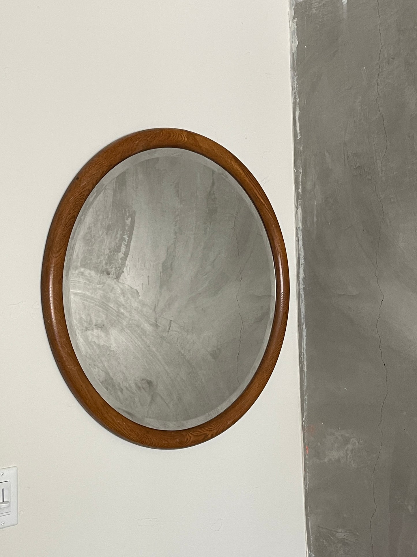 Vintage circular mirror