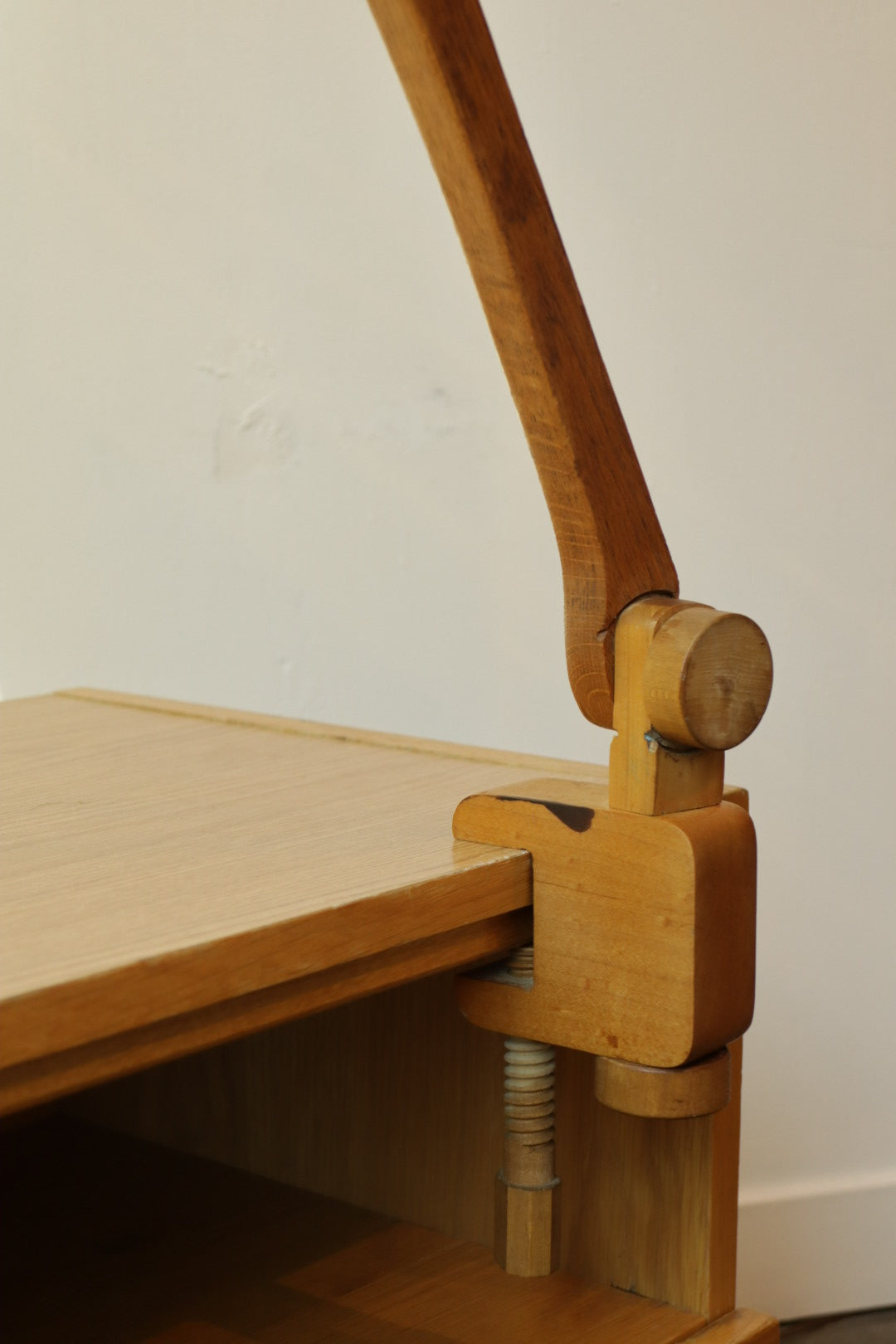 Articulating Wood Lamp