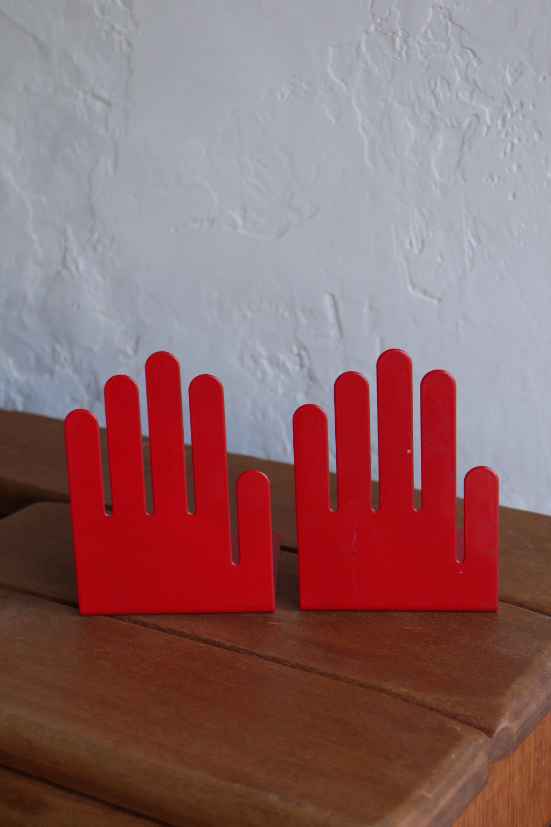 Vintage Hand Metal Bookends