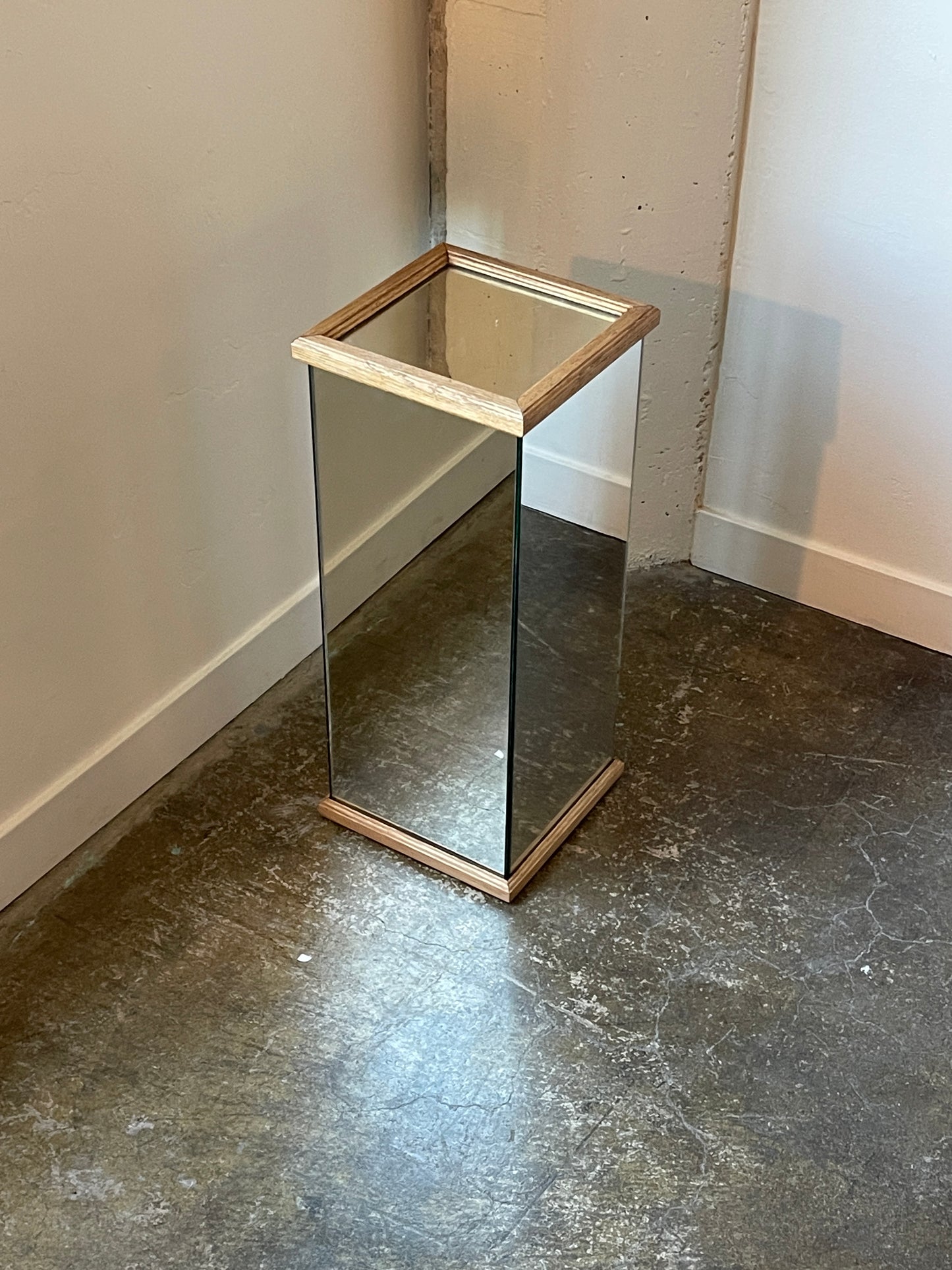 Mirrored Plant Stand