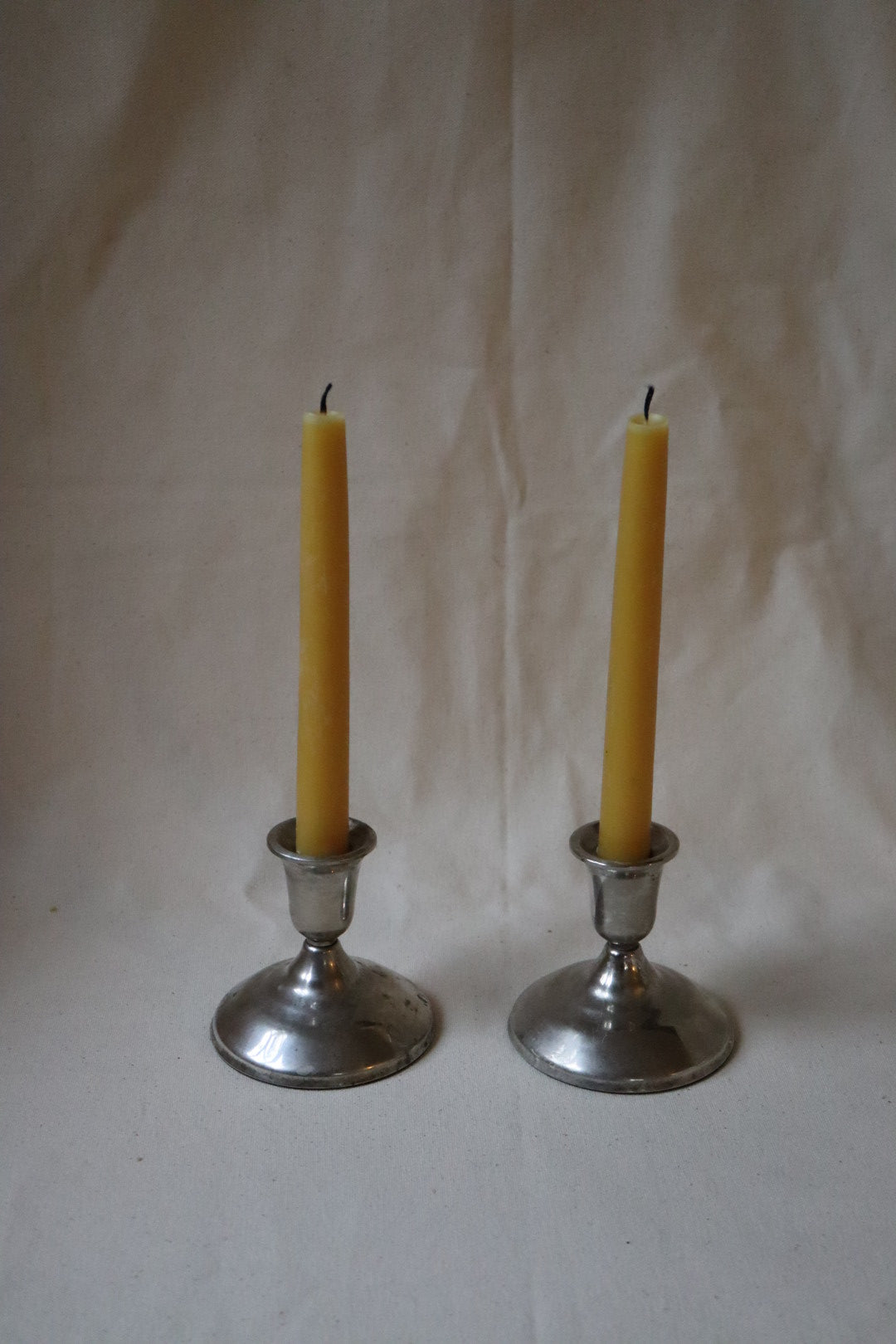 Silver Plated Candle Holders