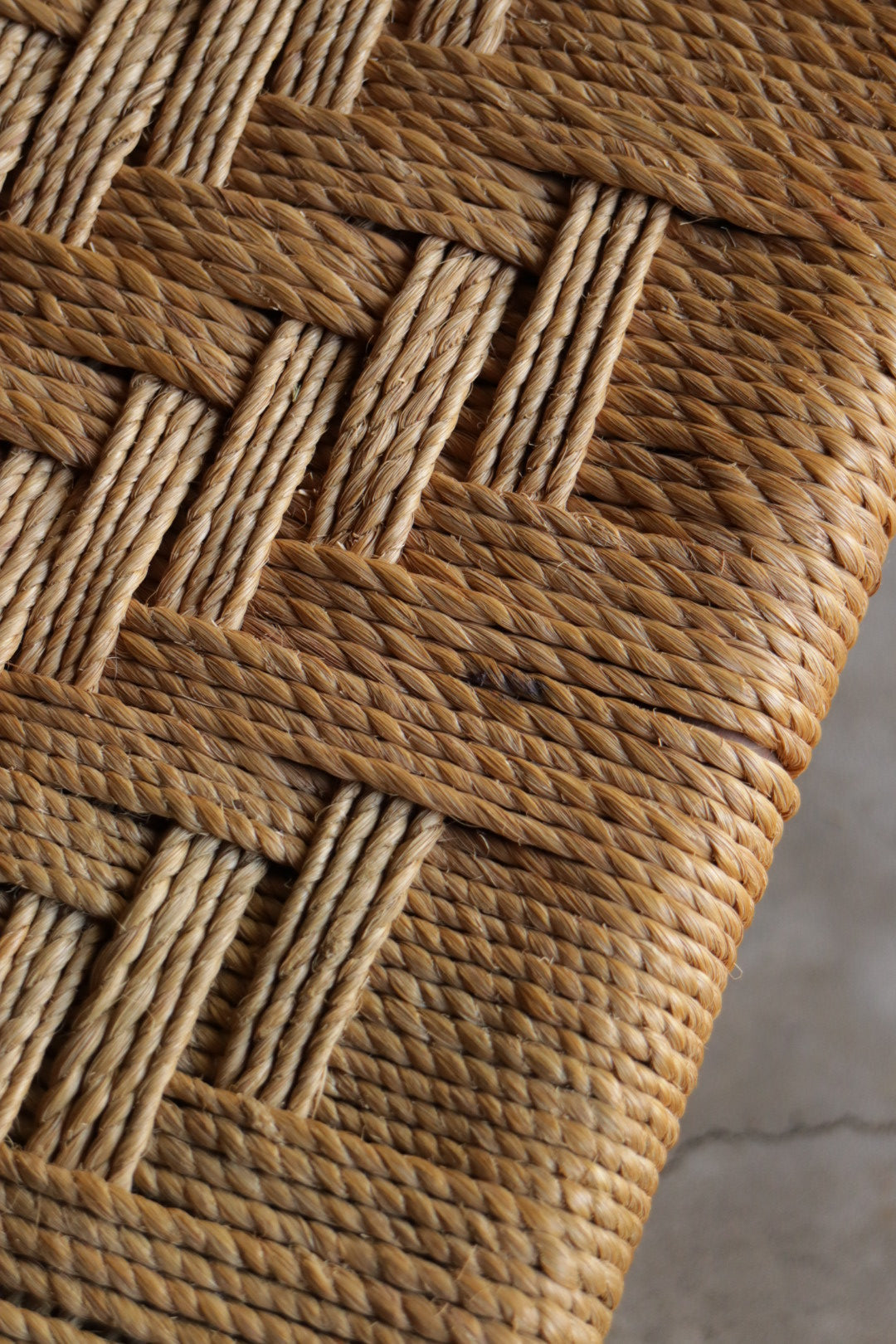 Jute & Rosewood Stacking Stools