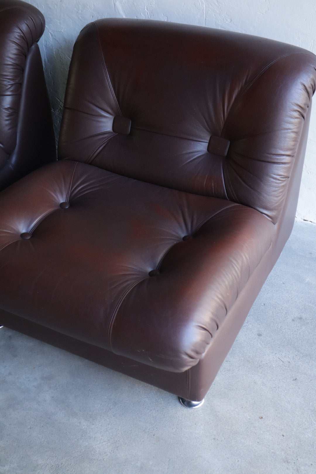 1960s Leather Chairs (pair)
