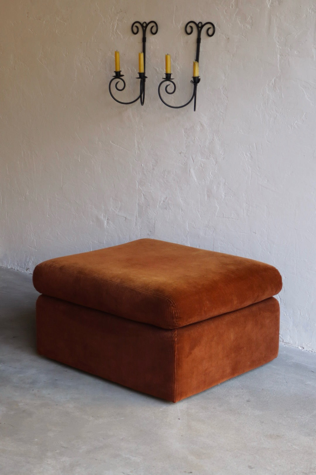 Corduroy Ottoman