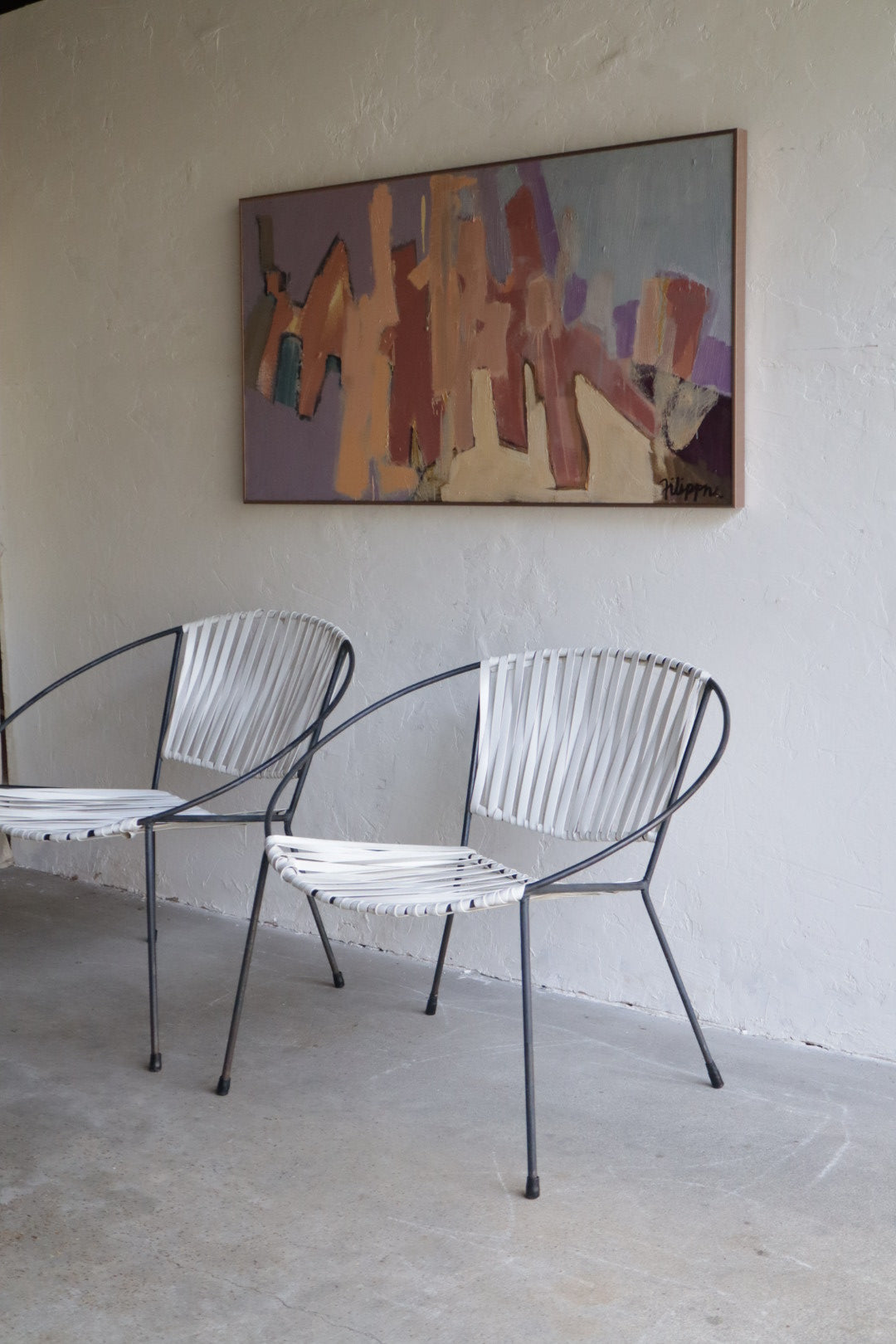 Mid Century Hoop Chairs
