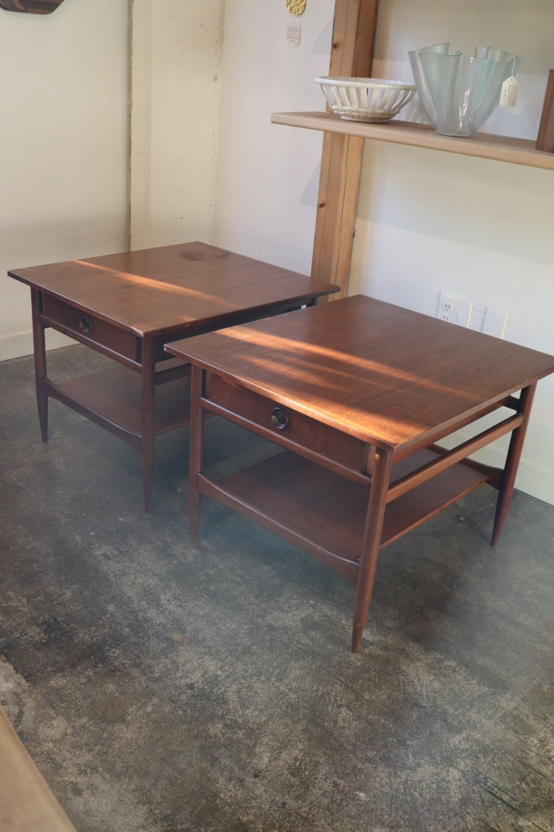 Pair of Hekman Nightstands