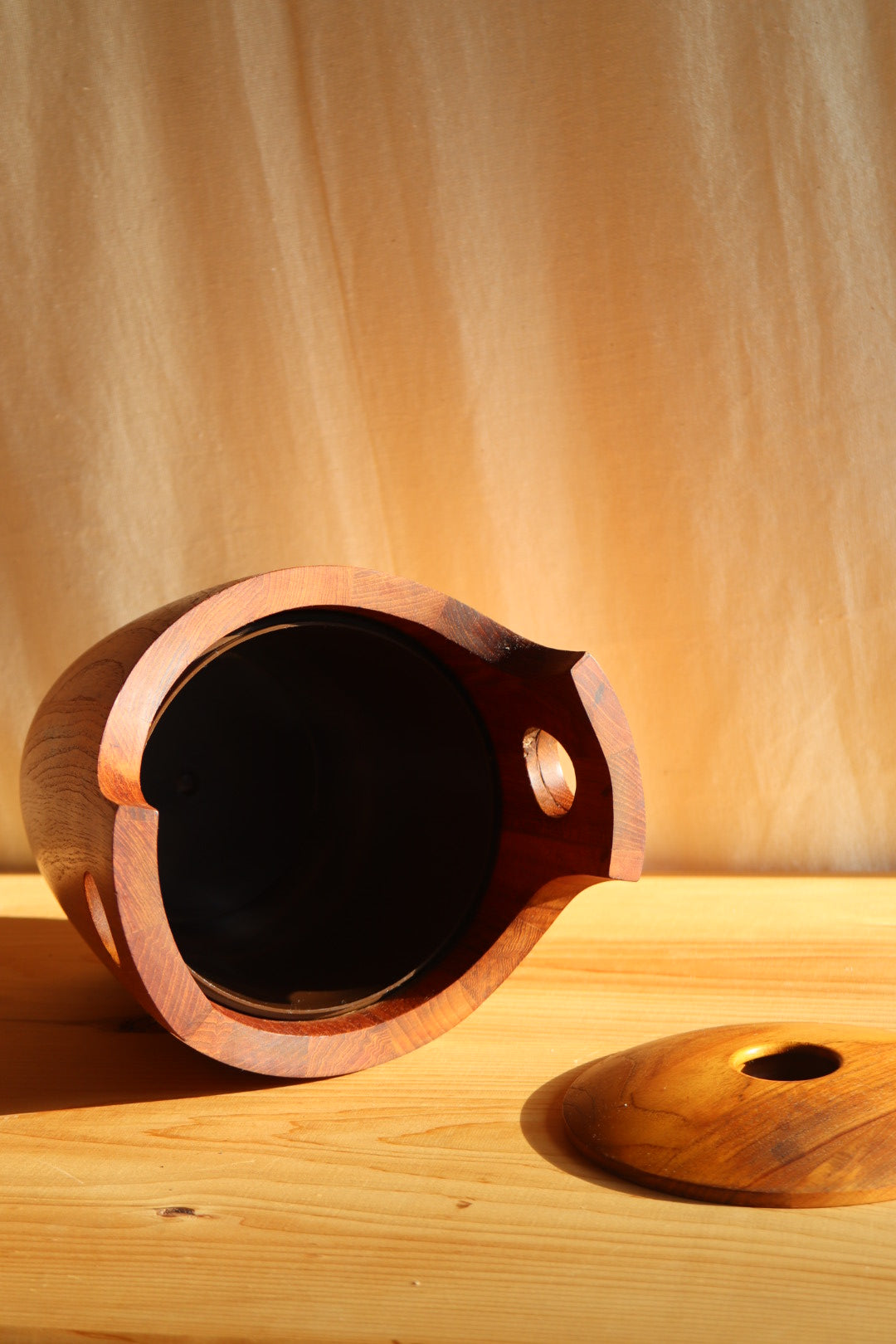 Teak Ice Bucket