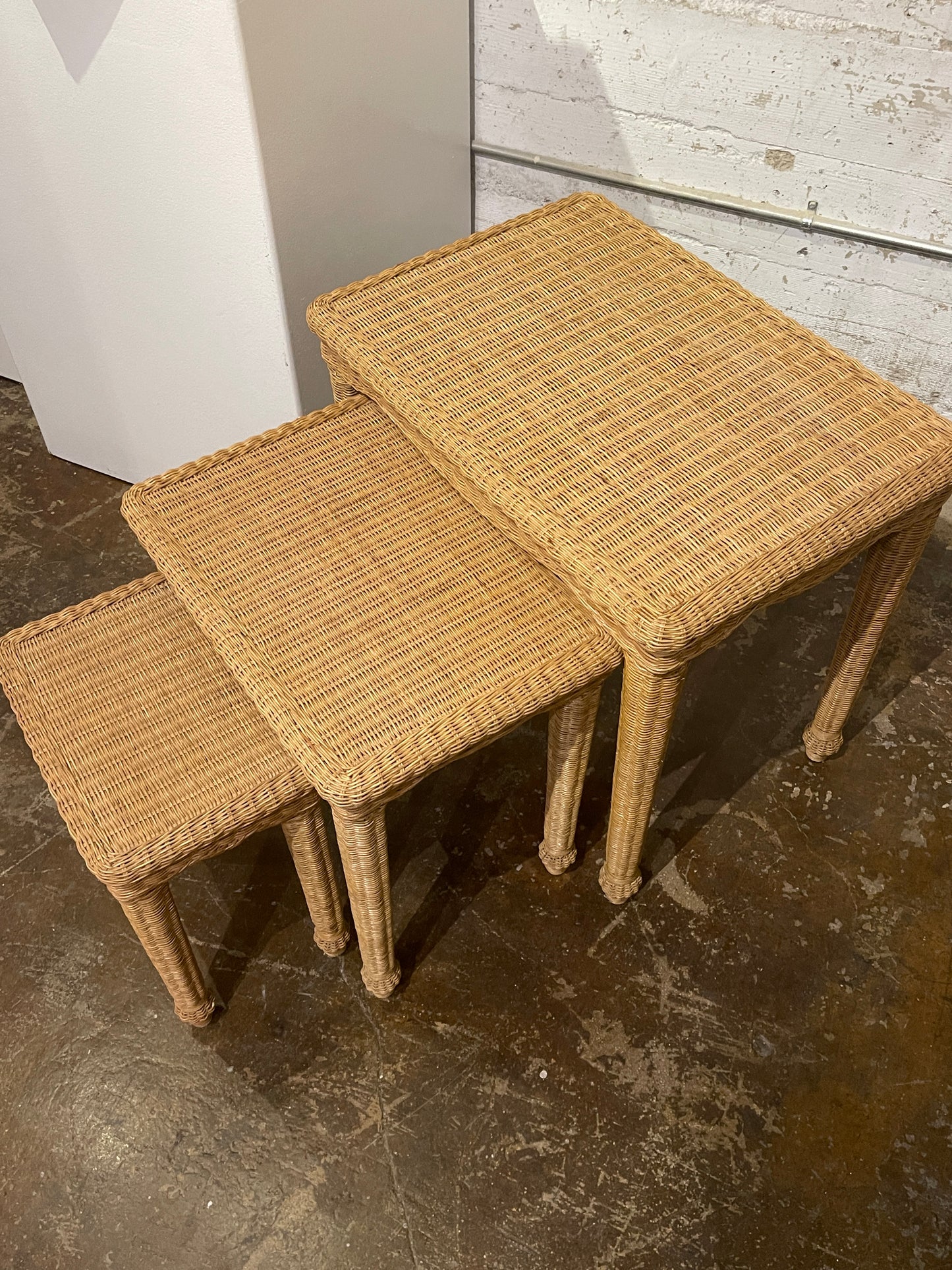 Wicker Nesting Tables