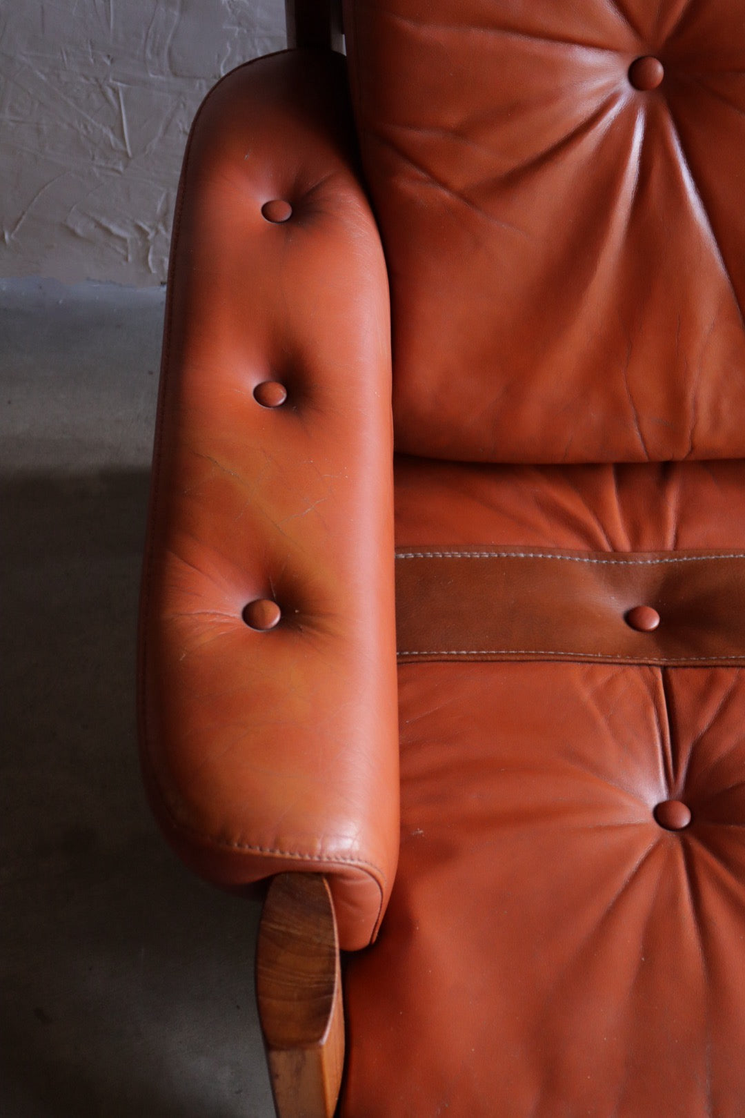Ekornes Leather Loveseat