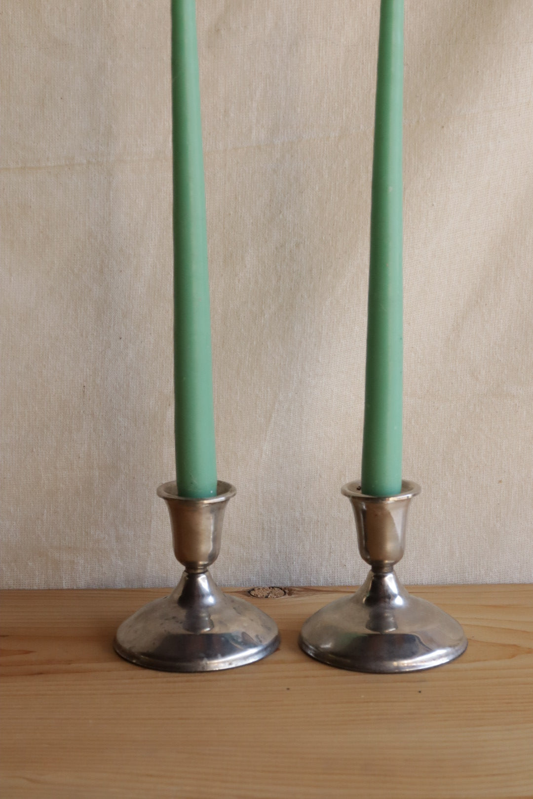 Silver Candle Holders