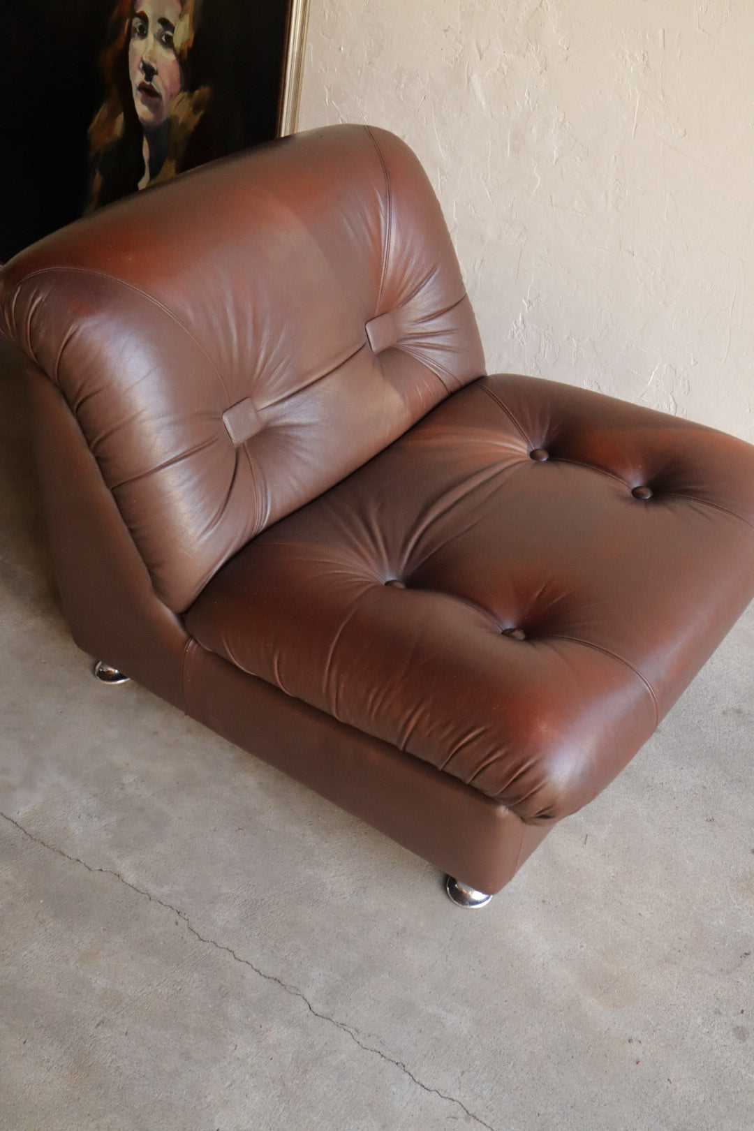1960s Leather Chairs (pair)