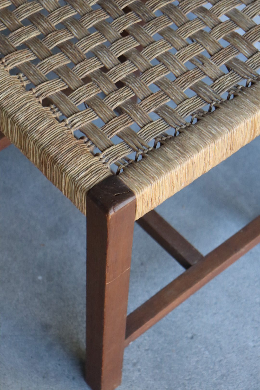 1960s Woven Stool