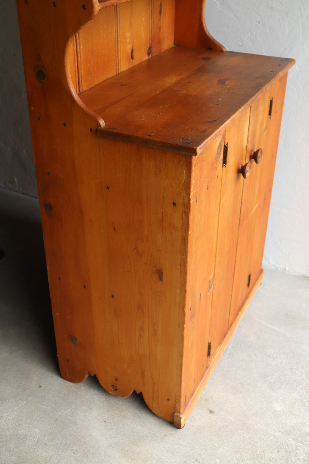 Antique Pine Hutch