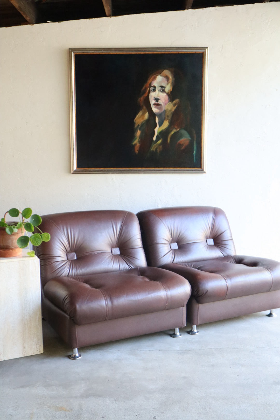 1960s Leather Chairs (pair)