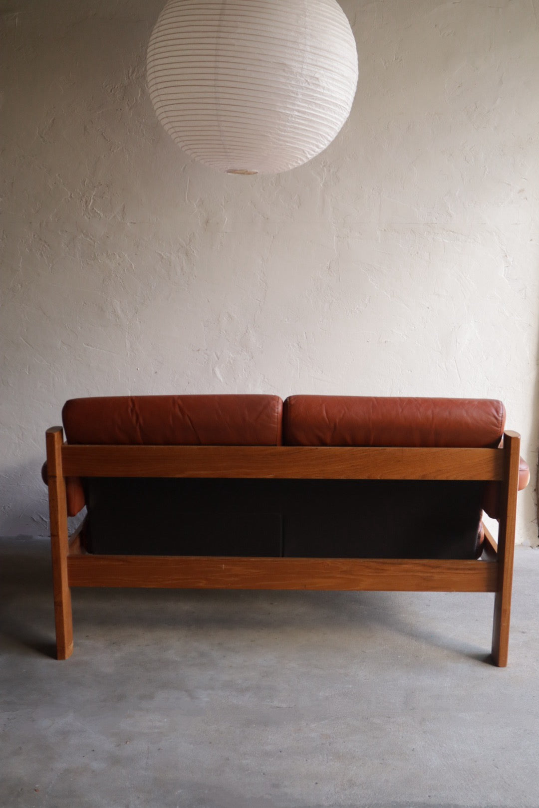 Ekornes Leather Loveseat