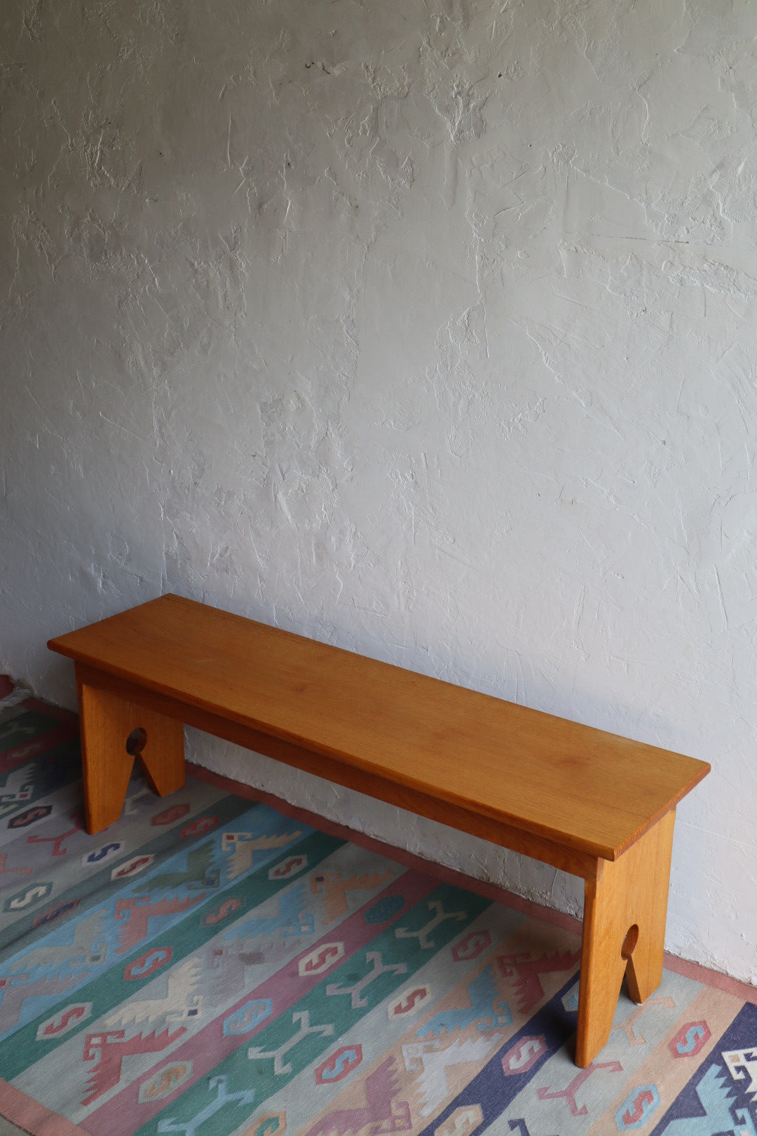 Solid Oak Bench