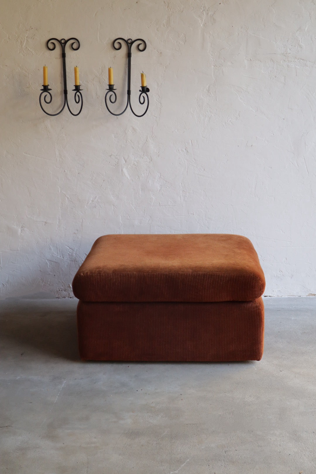 Corduroy Ottoman