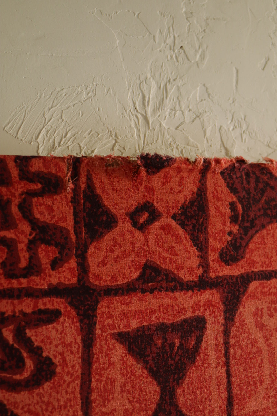 1960s Hawaiian Textiles Stretched Fabric