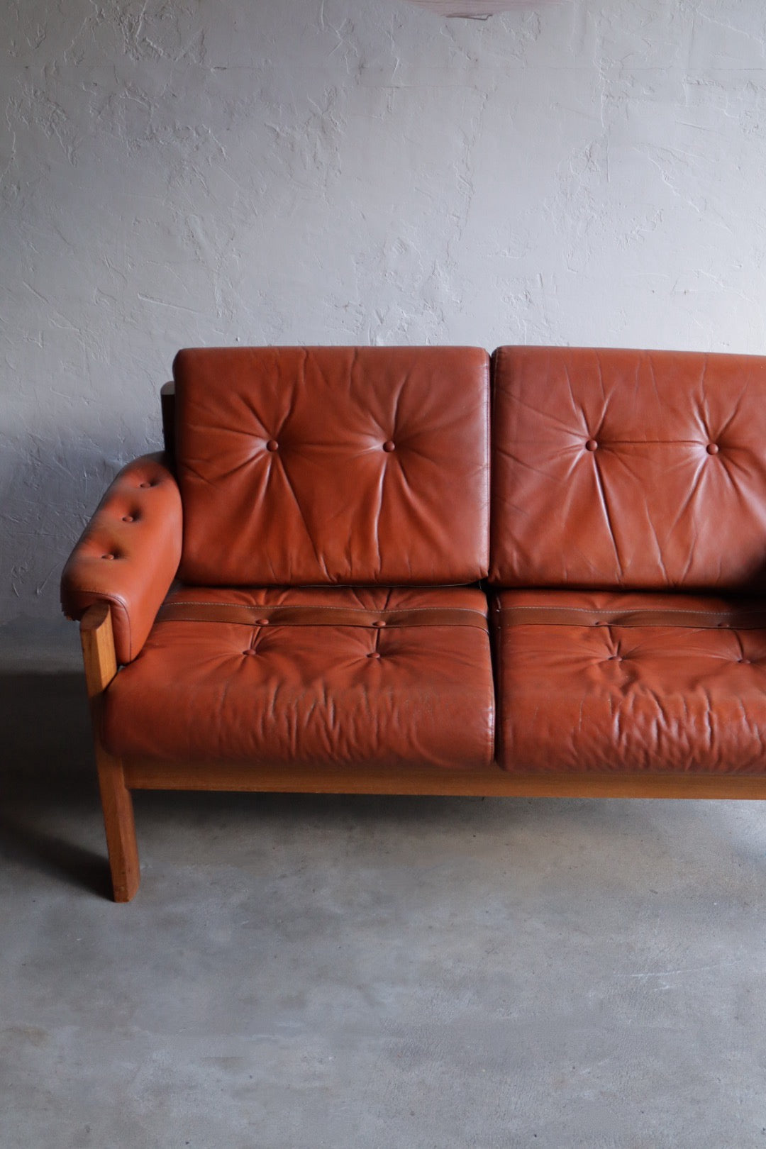 Ekornes Leather Loveseat