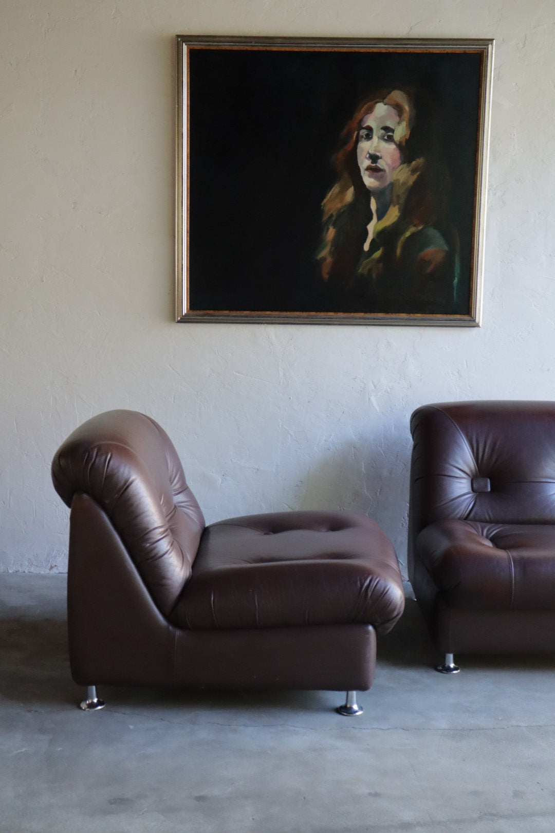1960s Leather Chairs (pair)