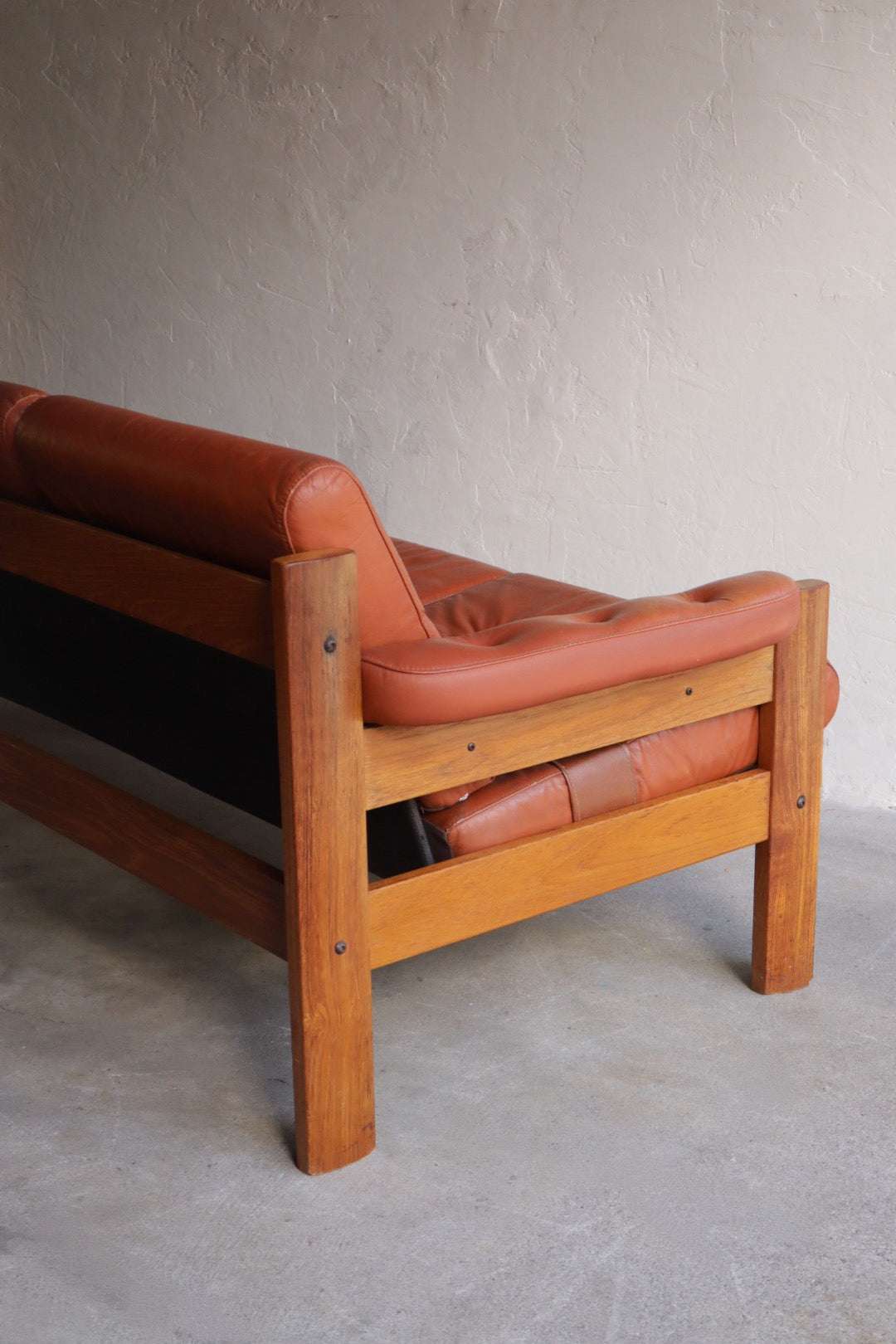 Ekornes Leather Loveseat
