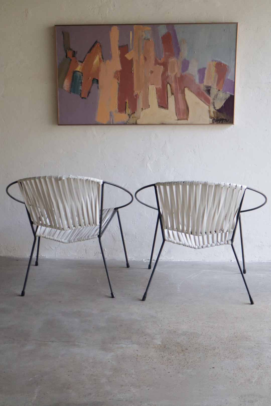 Mid Century Hoop Chairs