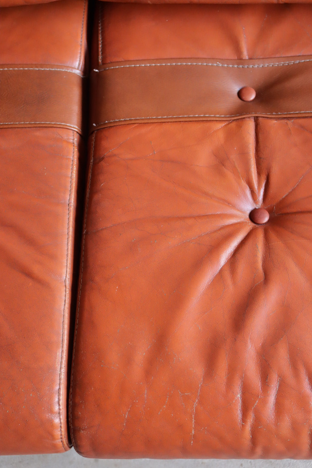 Ekornes Leather Loveseat