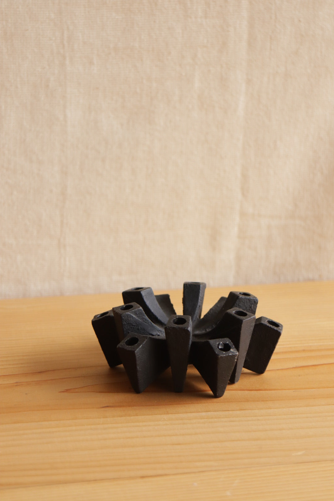 Cast Iron Candle Holder