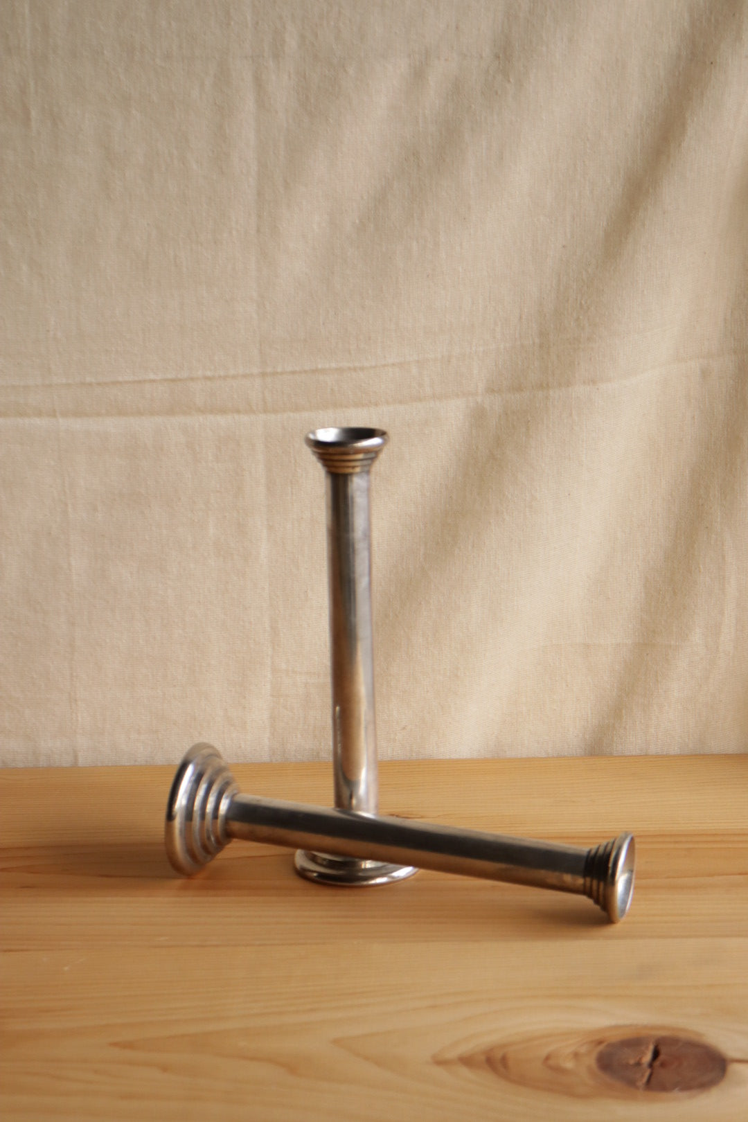 Silver Candle Holders