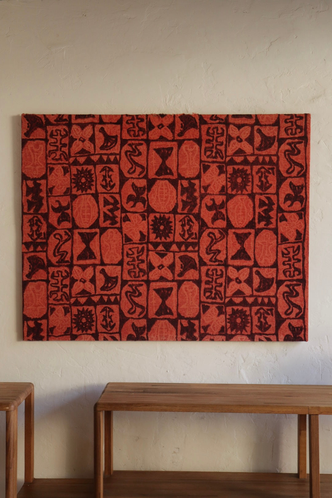 1960s Hawaiian Textiles Stretched Fabric