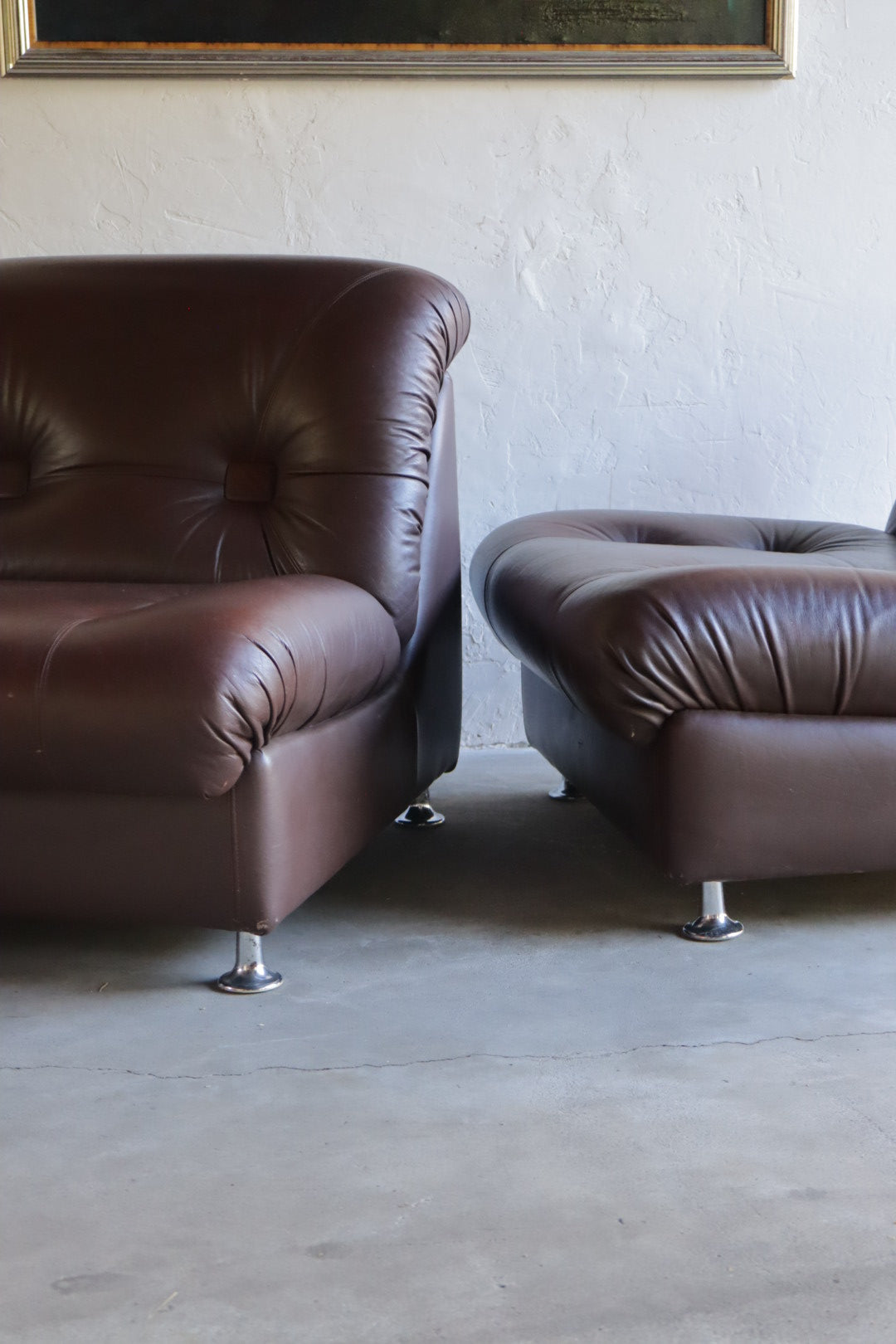 1960s Leather Chairs (pair)