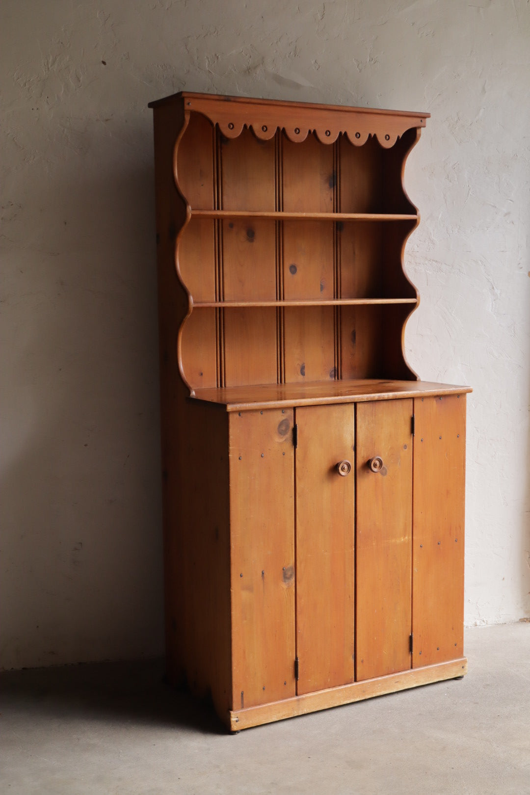 Antique Pine Hutch