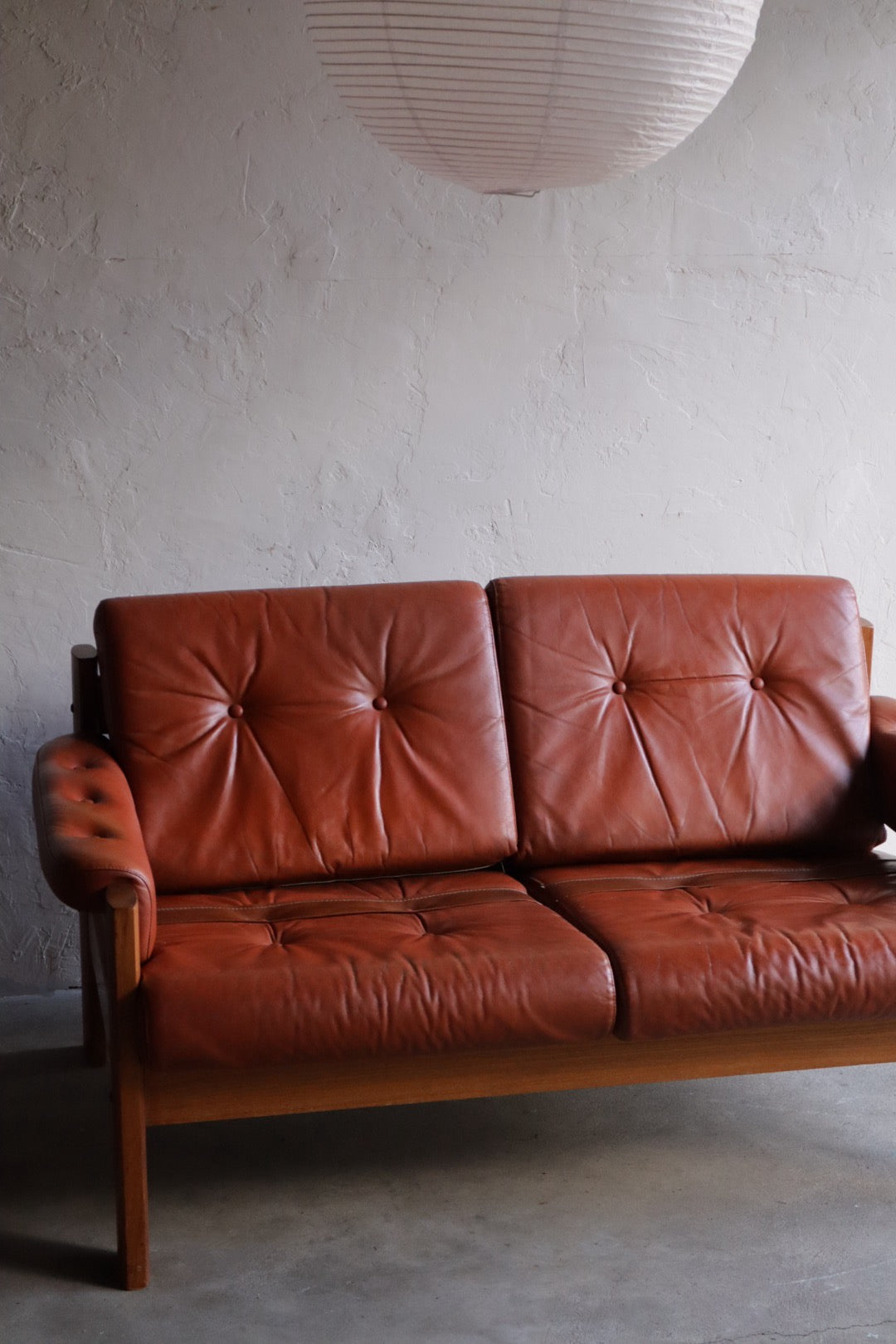 Ekornes Leather Loveseat