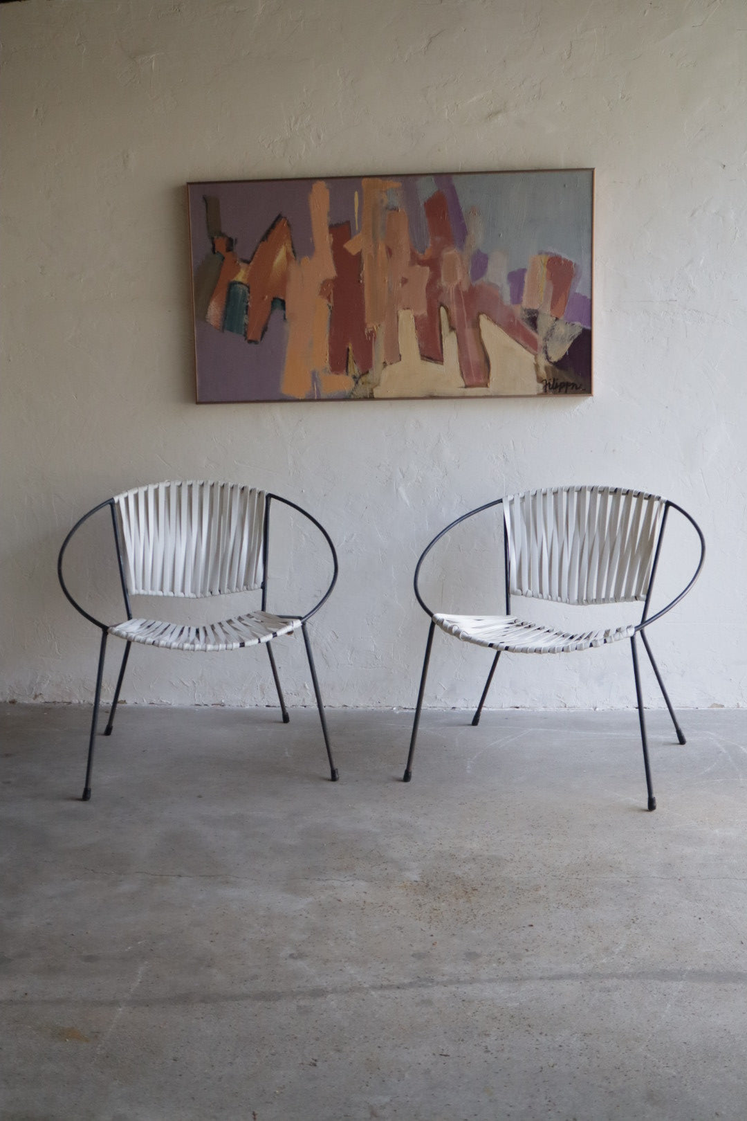 Mid Century Hoop Chairs